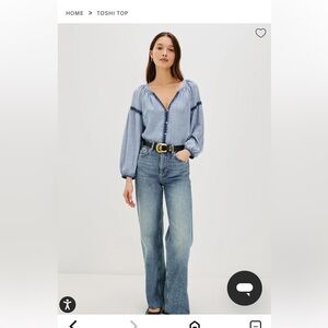 Toshi Top
Medium Cloud Wash